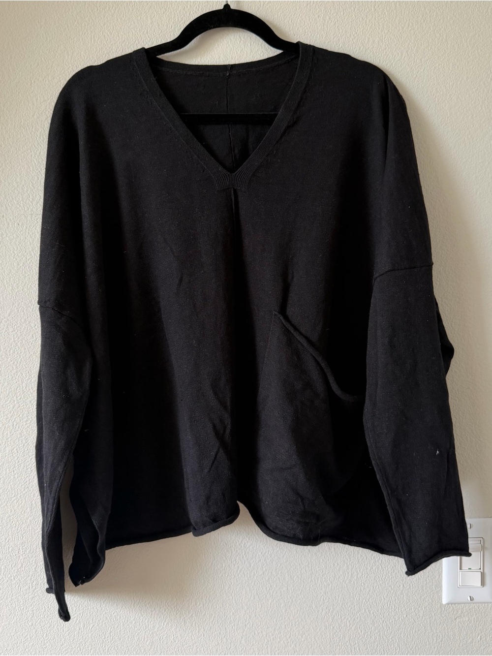 eileen fisher organic linen cotton blend relaxed boxy long sleeve